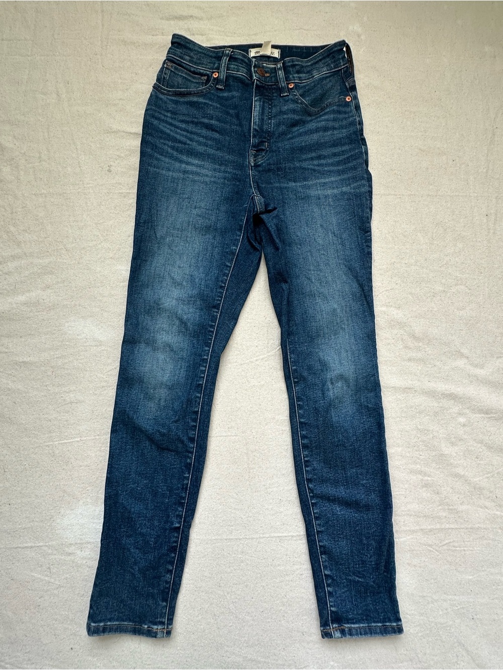 Madewell Curvy High-Rise Skinny Jeans in Dark Wash Size 26
